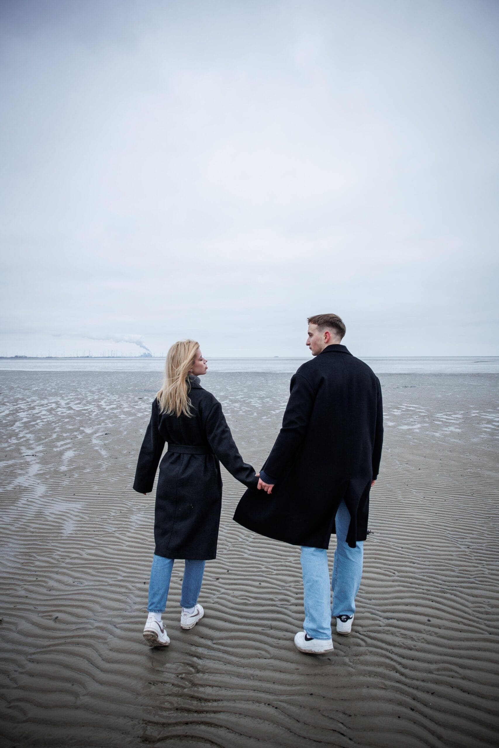 Open fields, wide sky, and two people entirely at ease with one another.