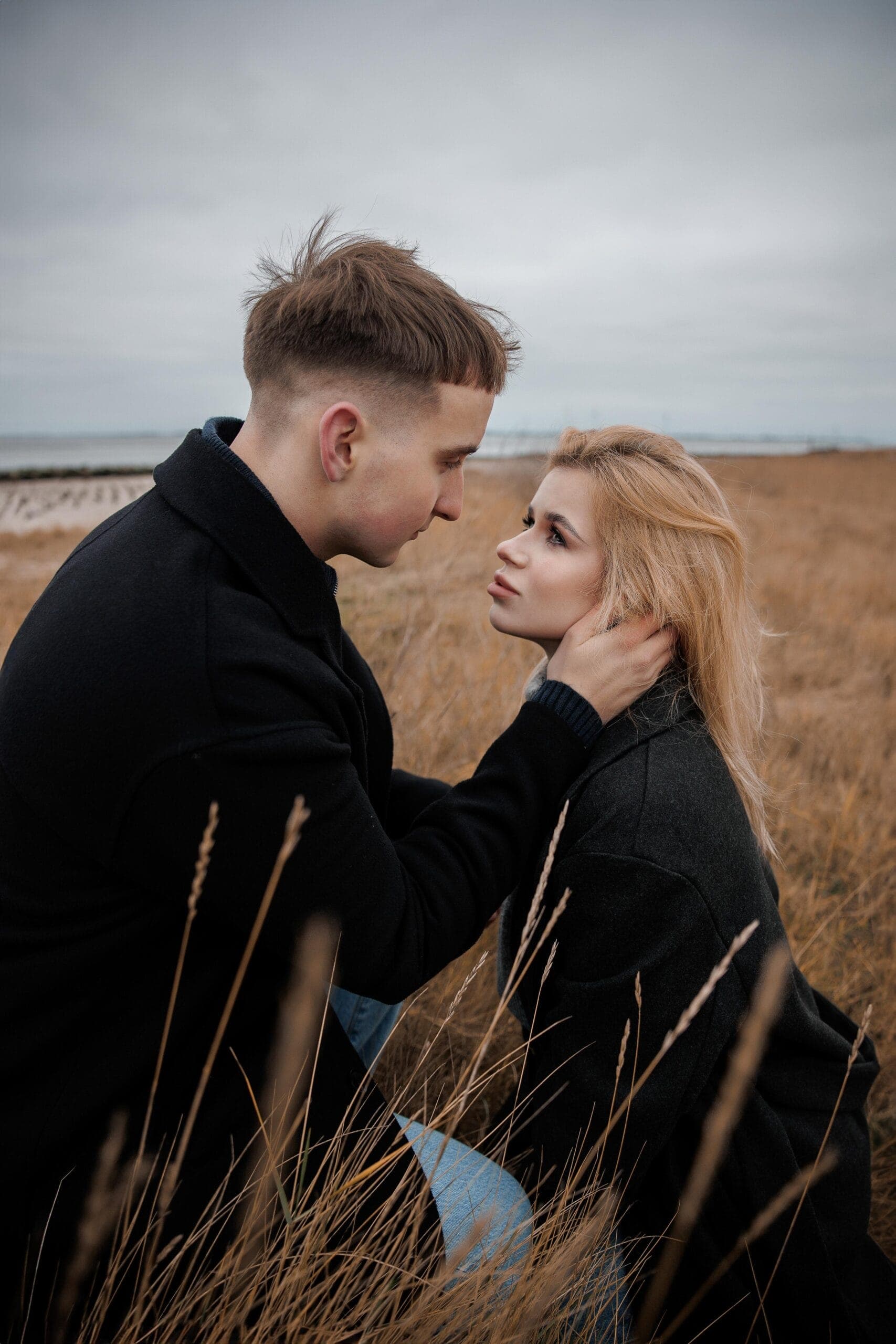 Open fields, wide sky, and two people entirely at ease with one another.