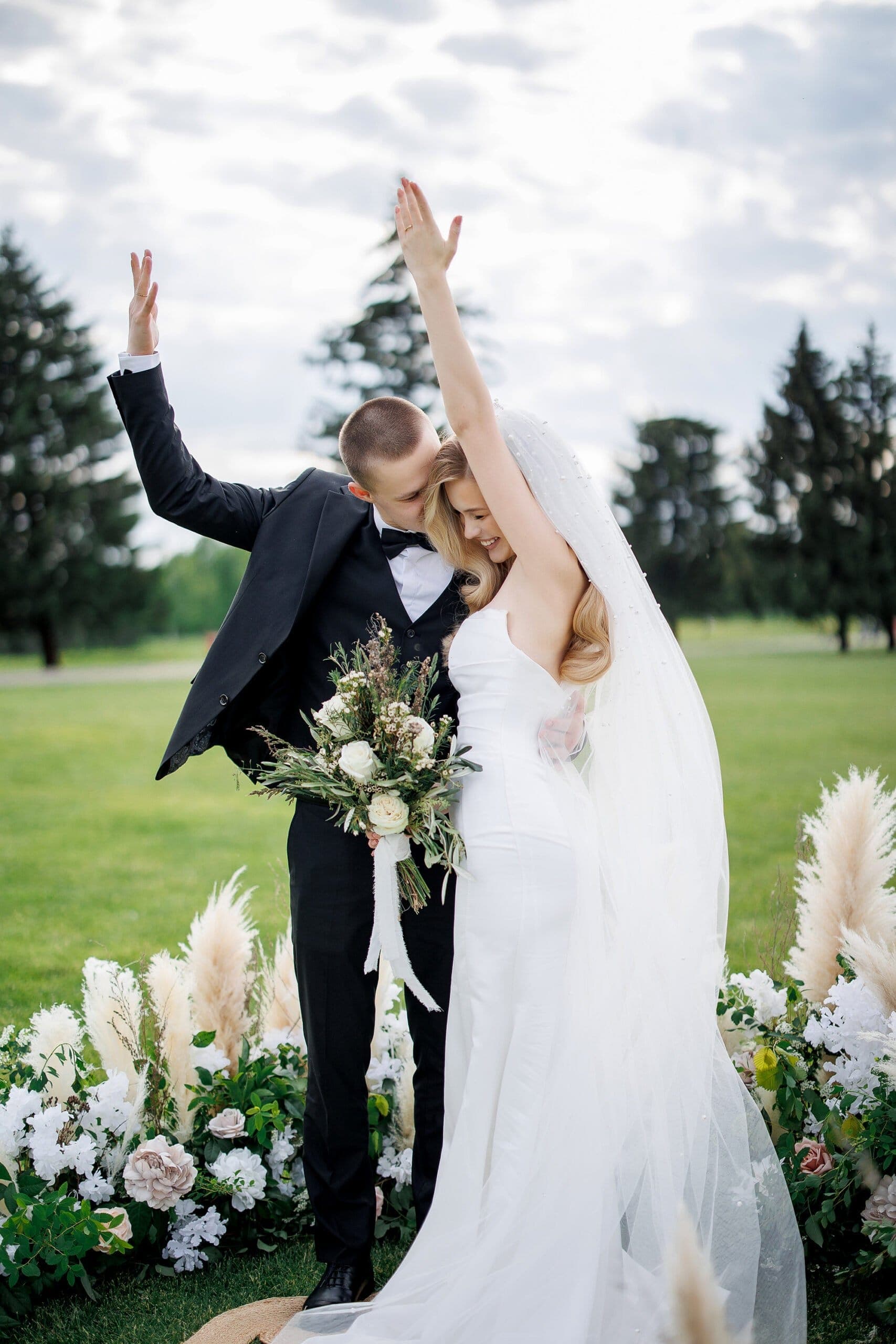 An intimate ceremony where every glance felt unhurried and sincere.