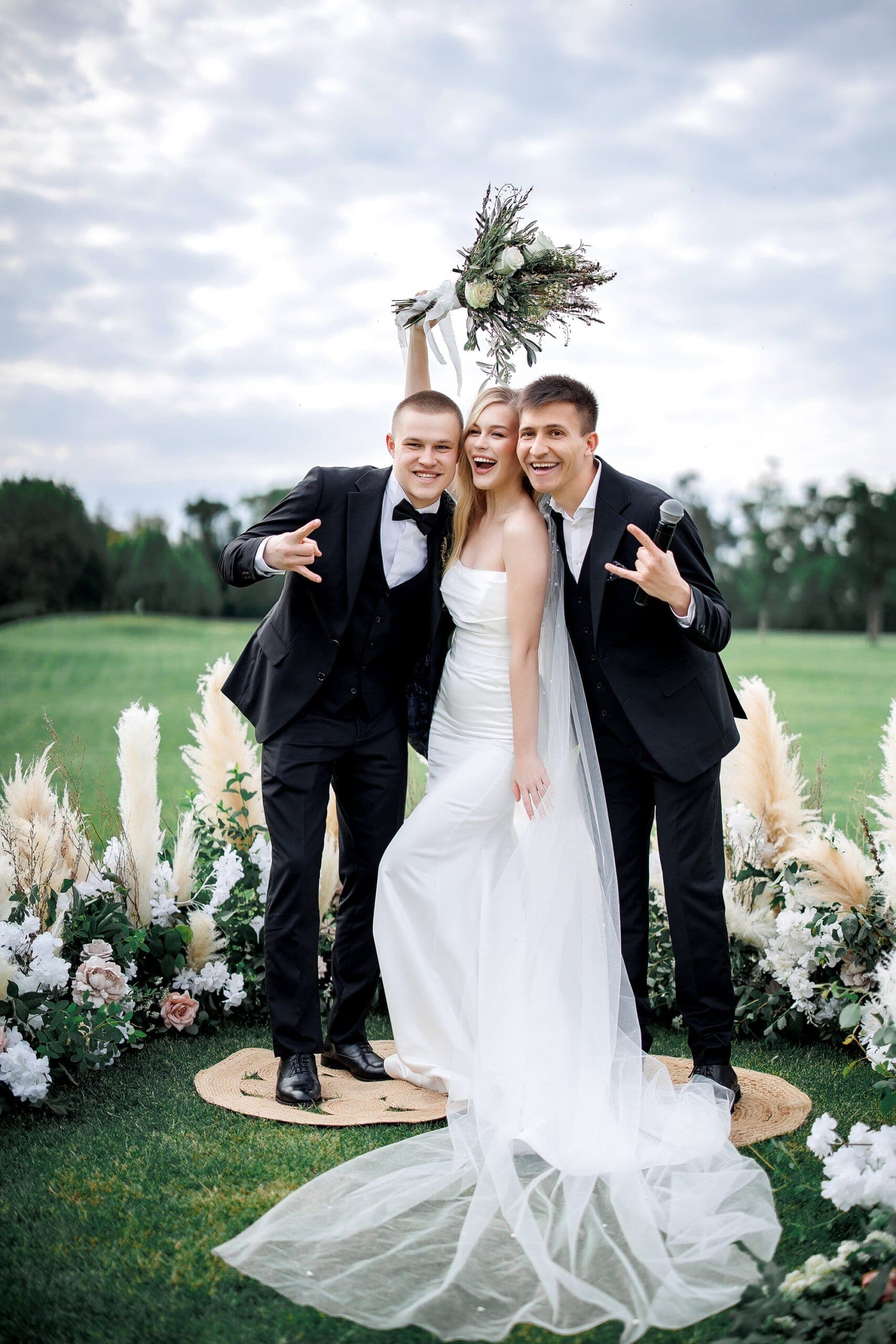 An intimate ceremony where every glance felt unhurried and sincere.