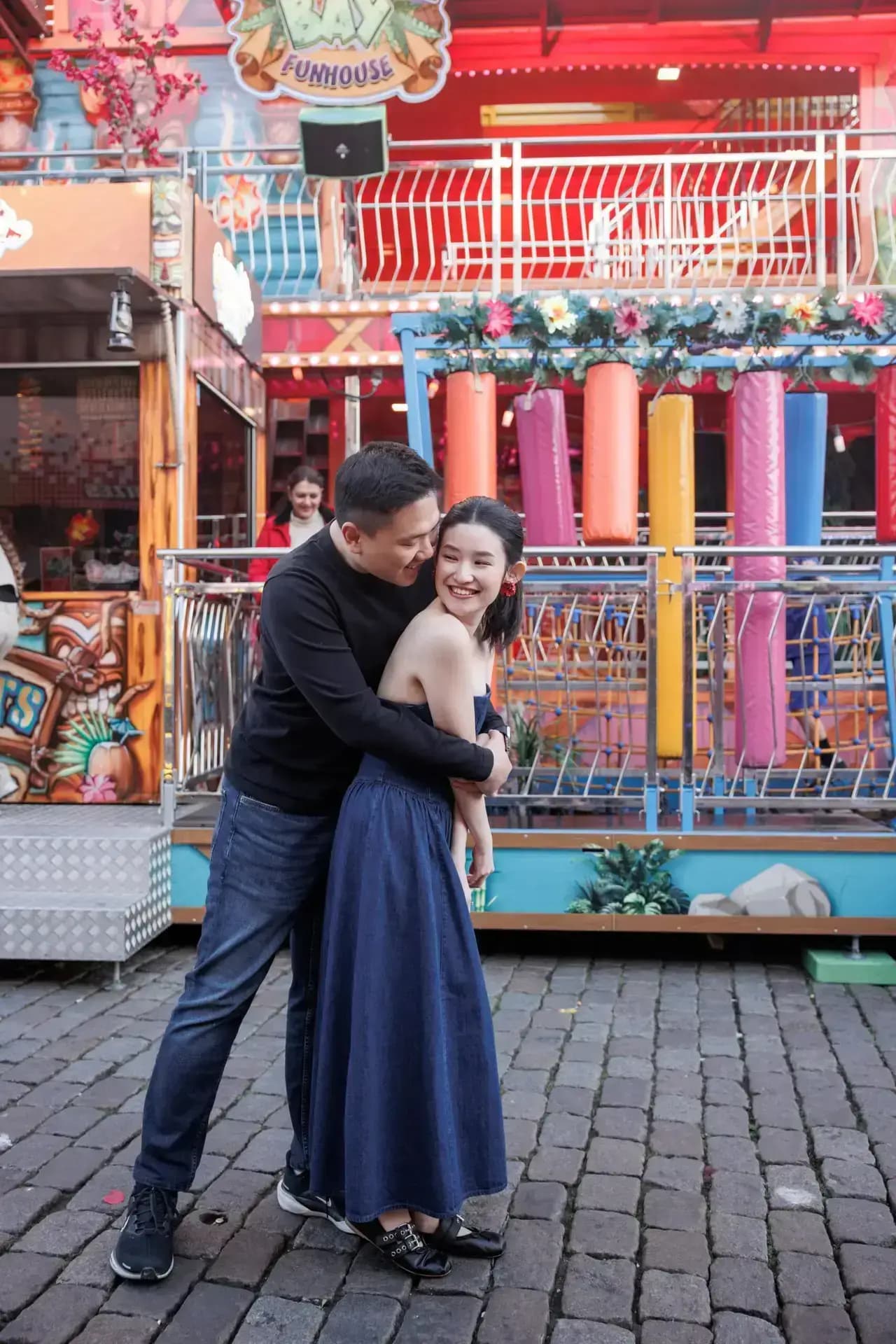 A relaxed walk through the city became one of their favourite photographs.