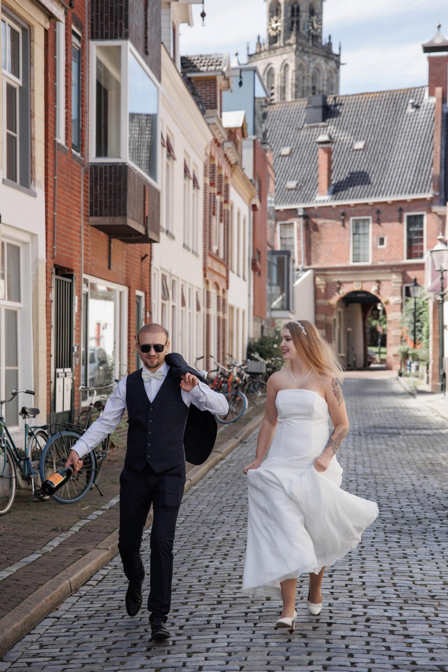 The old streets of Groningen held the day with calm and character.