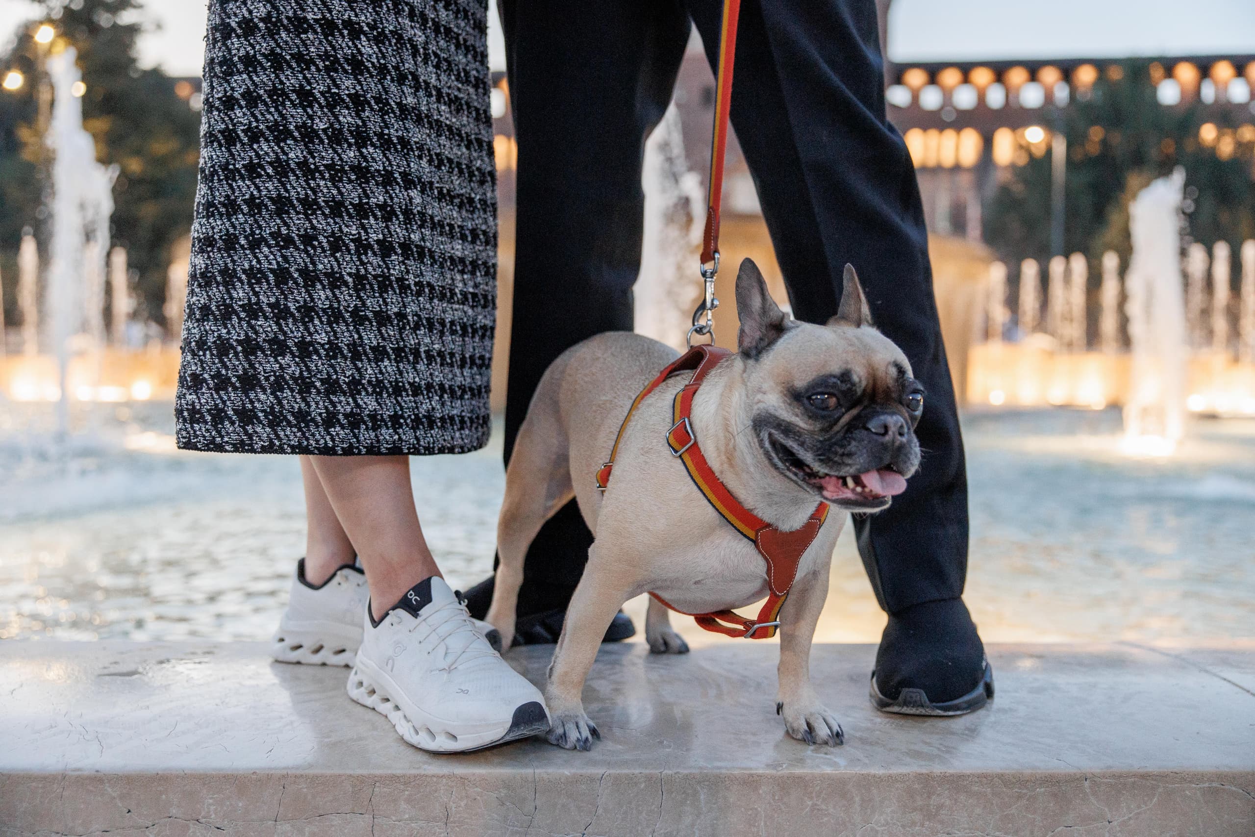 A joyful couple session among Milan's iconic landmarks, celebrating love and new beginnings.